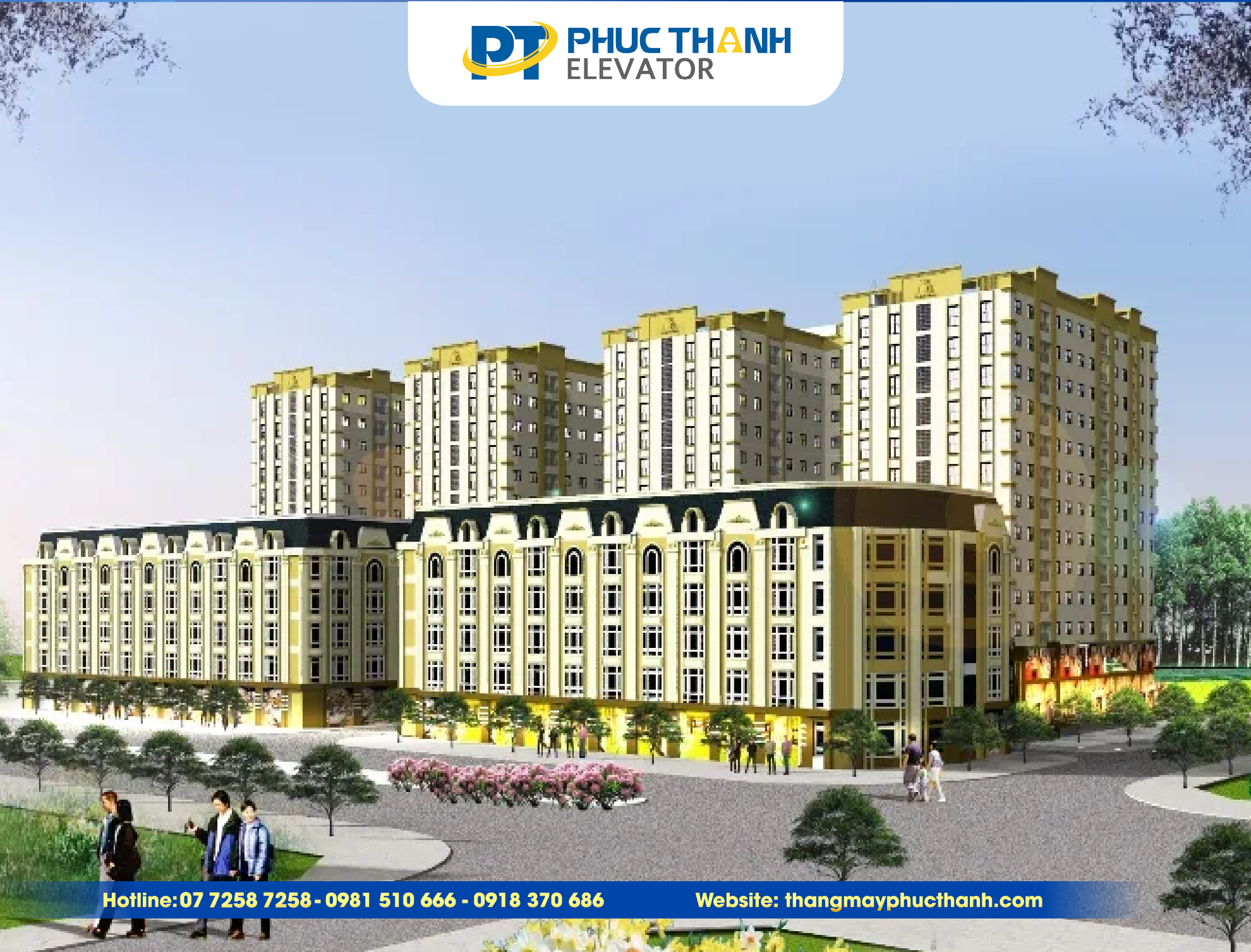 LẮP ĐẶT THANG MÁY NHẬP KHẨU CHO DỰ ÁN NOXH TIẾN ANH – VÕ CƯỜNG, BẮC NINH