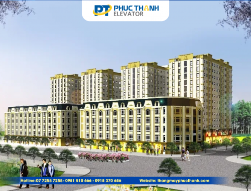 LẮP ĐẶT THANG MÁY NHẬP KHẨU CHO DỰ ÁN NOXH TIẾN ANH – VÕ CƯỜNG, BẮC NINH